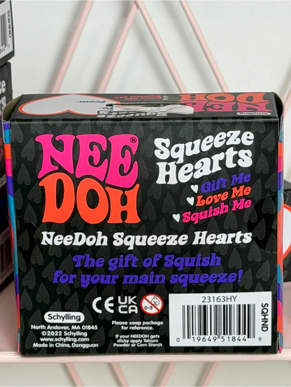 Limited Edition, Needoh Squeeze Heart Assorted colors Bundle, NWT